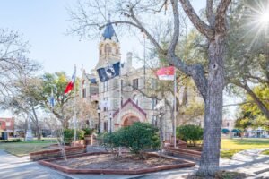 fayette county courthouse in courthouse square, one of the best things to do in la grange texas