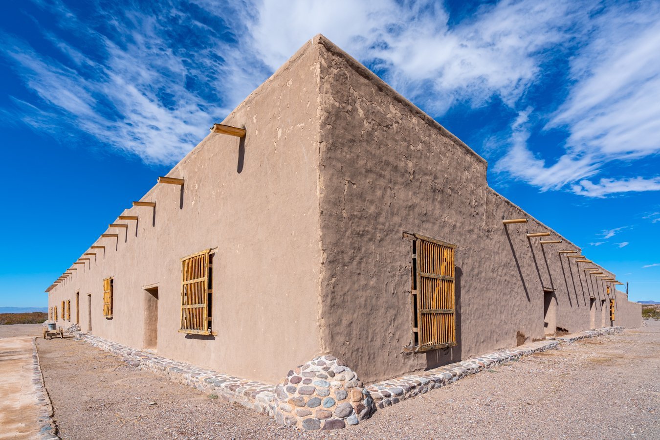 fort leaton state historic site presidio tx as seen from the corner